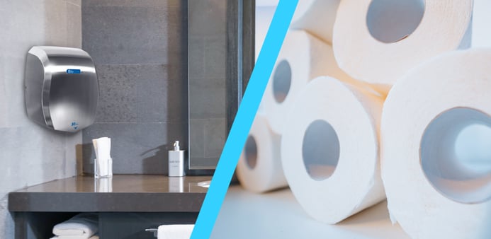 Secador de manos vs papel: una comparativa